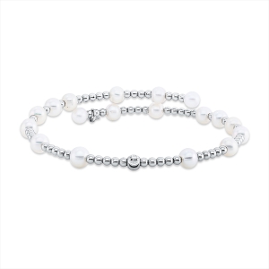 Armreif  18kt Weißgold mit 0,00ct Diamanten