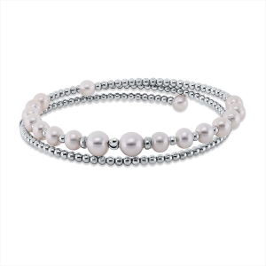 Armreif  18kt Weißgold mit 0,00ct Diamanten