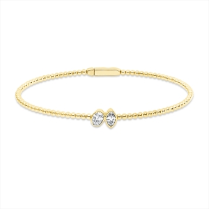 Armreif Zarge 18 kt GG