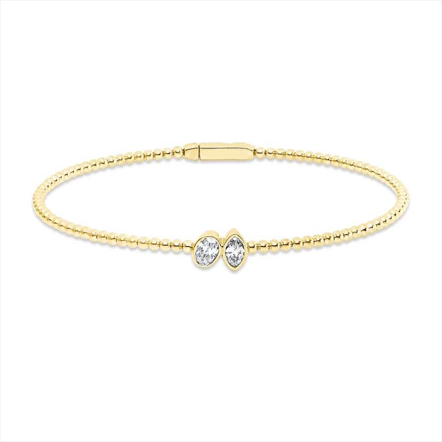Armreif Zarge 18 kt GG