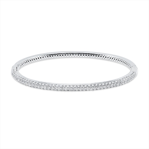 Pavé Armreif  18kt Weißgold mit 1,93ct Diamanten