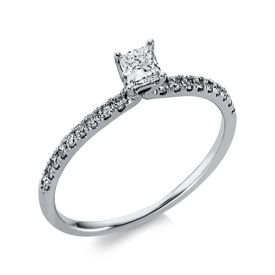 Ring 4er-Krappe 18 kt WG
