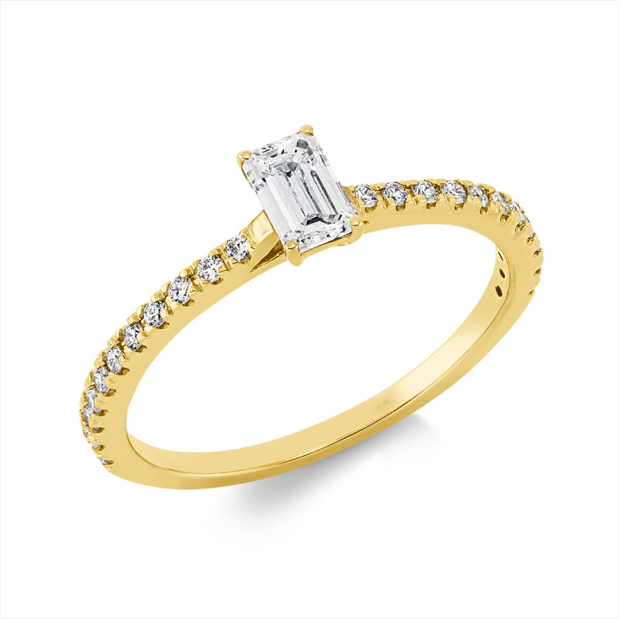 Ring 4er-Krappe 18 kt GG