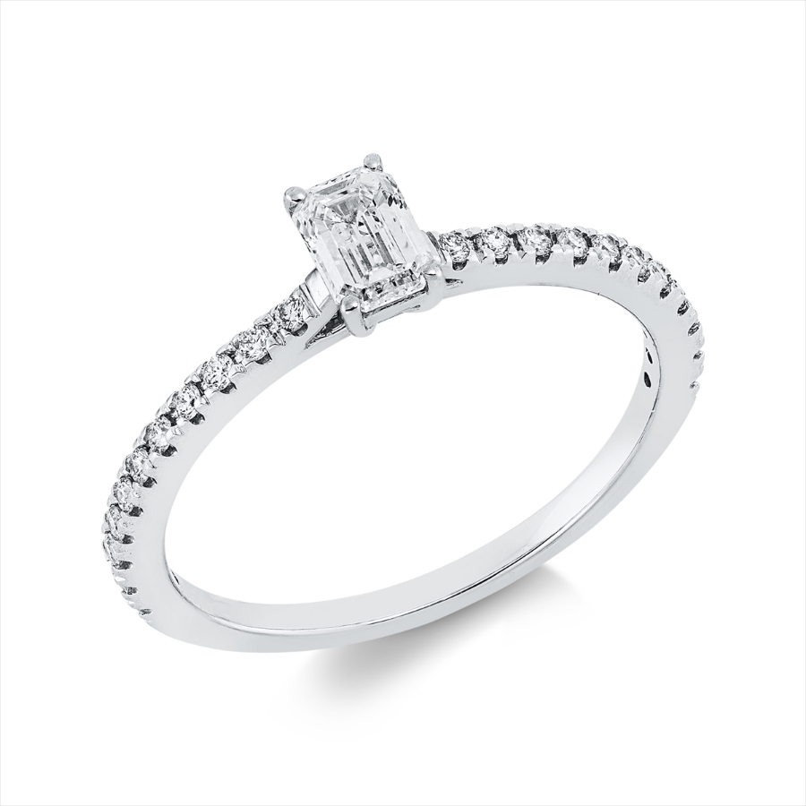 Ring 4er-Krappe 18 kt GG