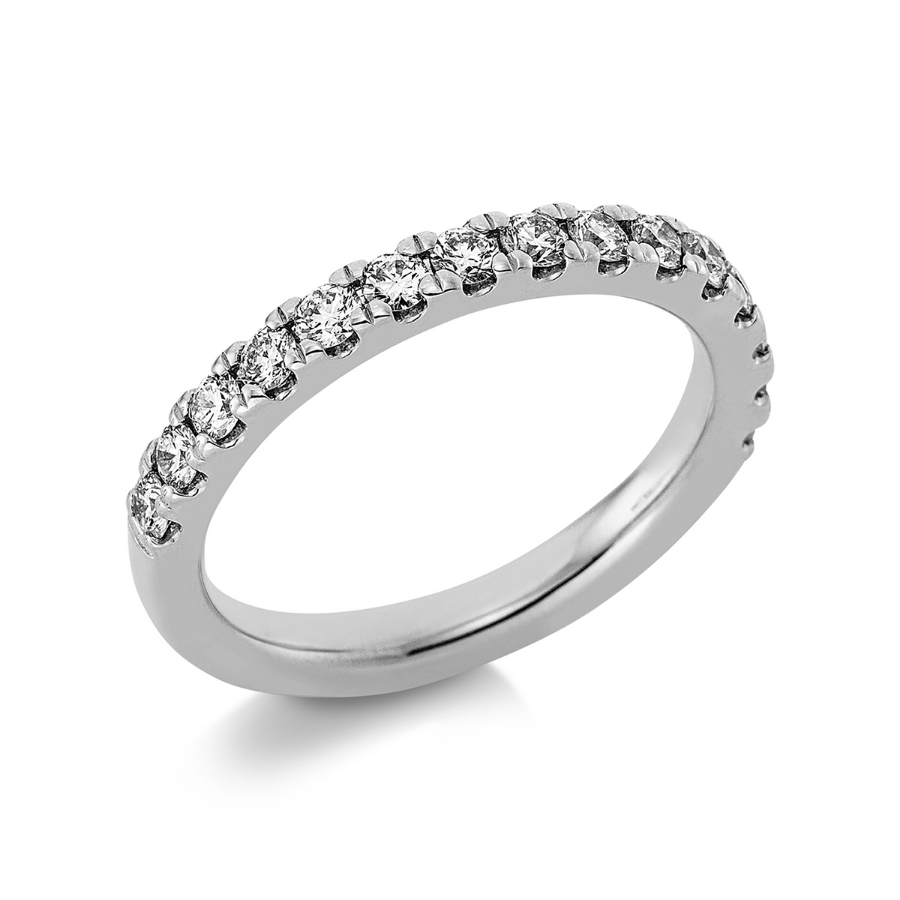 Memoire halb Ring  14kt Gelbgold mit 0,59ct Diamanten