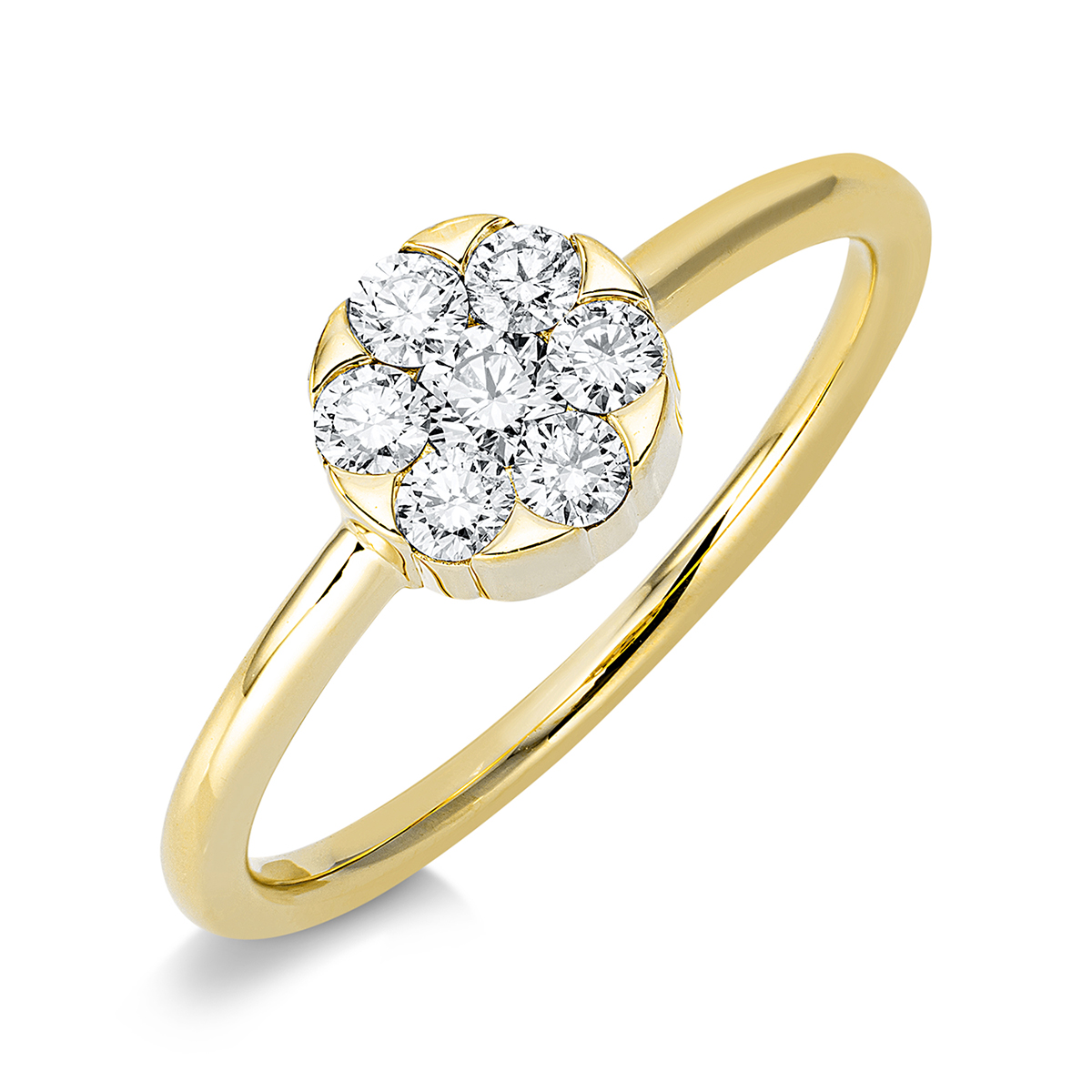 Ring 18 kt GG Kreis