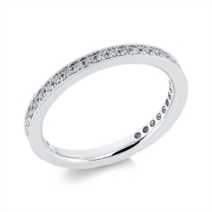 Infinity Memoire Ring  18kt Weißgold mit 0,28ct Diamanten