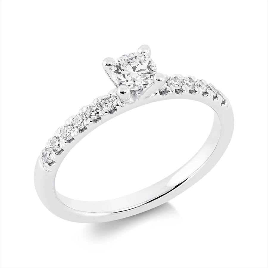 Ring 4er-Krappe 18 kt GG