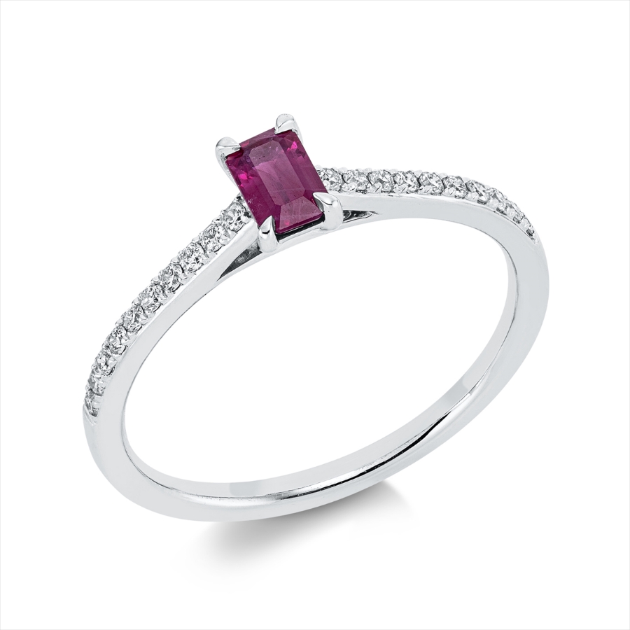 Ring 4er-Krappe 18 kt GG