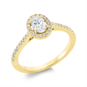 Ring 4er-Krappe 18 kt GG