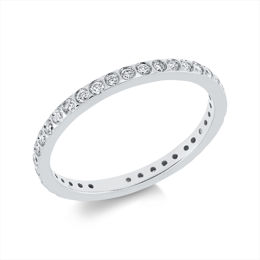 Infinity Memoire Ring  18kt Gelbgold mit 0,37ct Diamanten