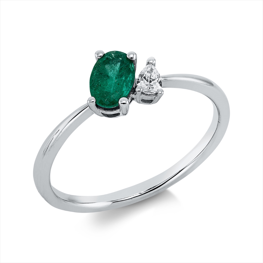 Ring 4er-Krappe 18 kt GG