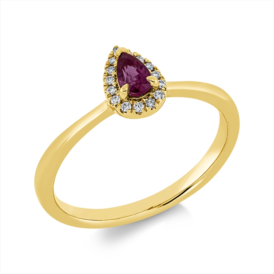 Ring 3er-Krappe 18 kt GG