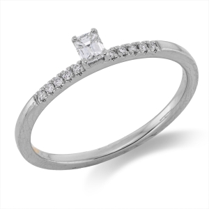 Ring 4er-Krappe 18 kt GG
