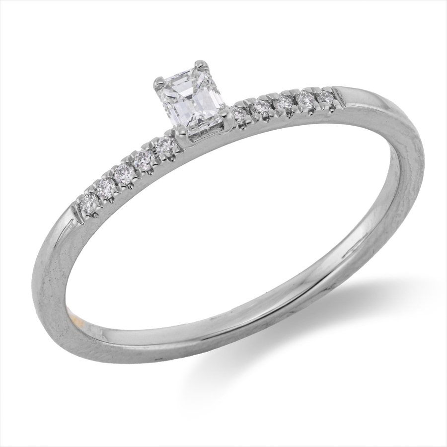 Ring 4er-Krappe 18 kt GG