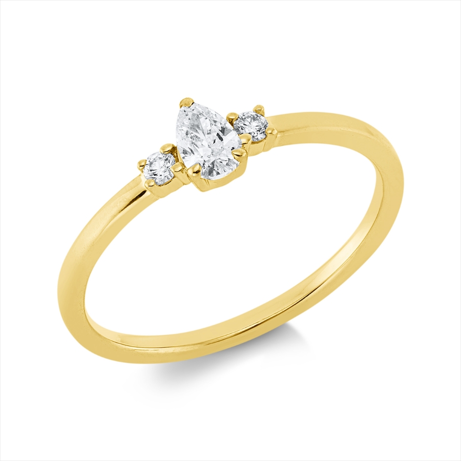 Ring 3er-Krappe 18 kt GG