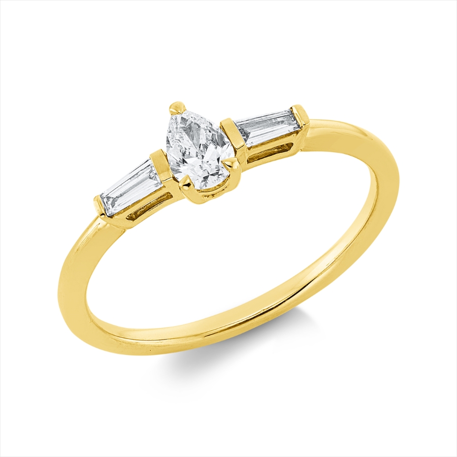 Ring 3er-Krappe 18 kt GG