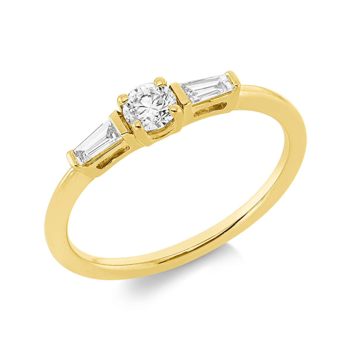 Ring 4er-Krappe 18 kt GG