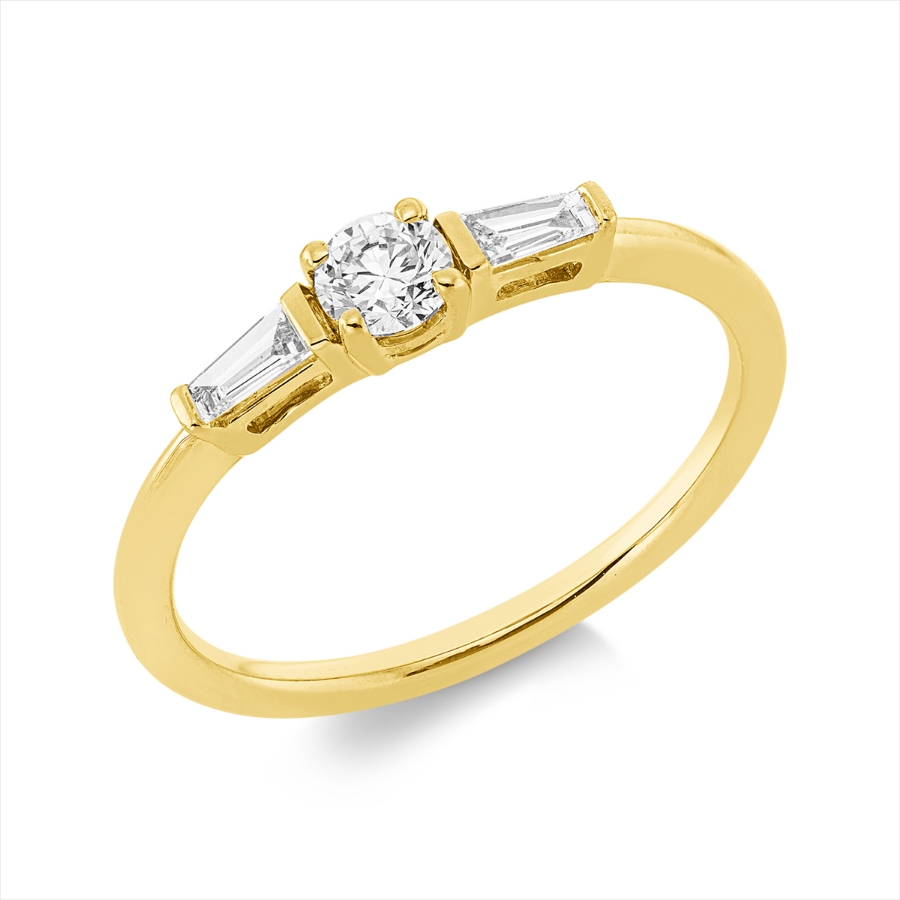 Ring 4er-Krappe 18 kt GG