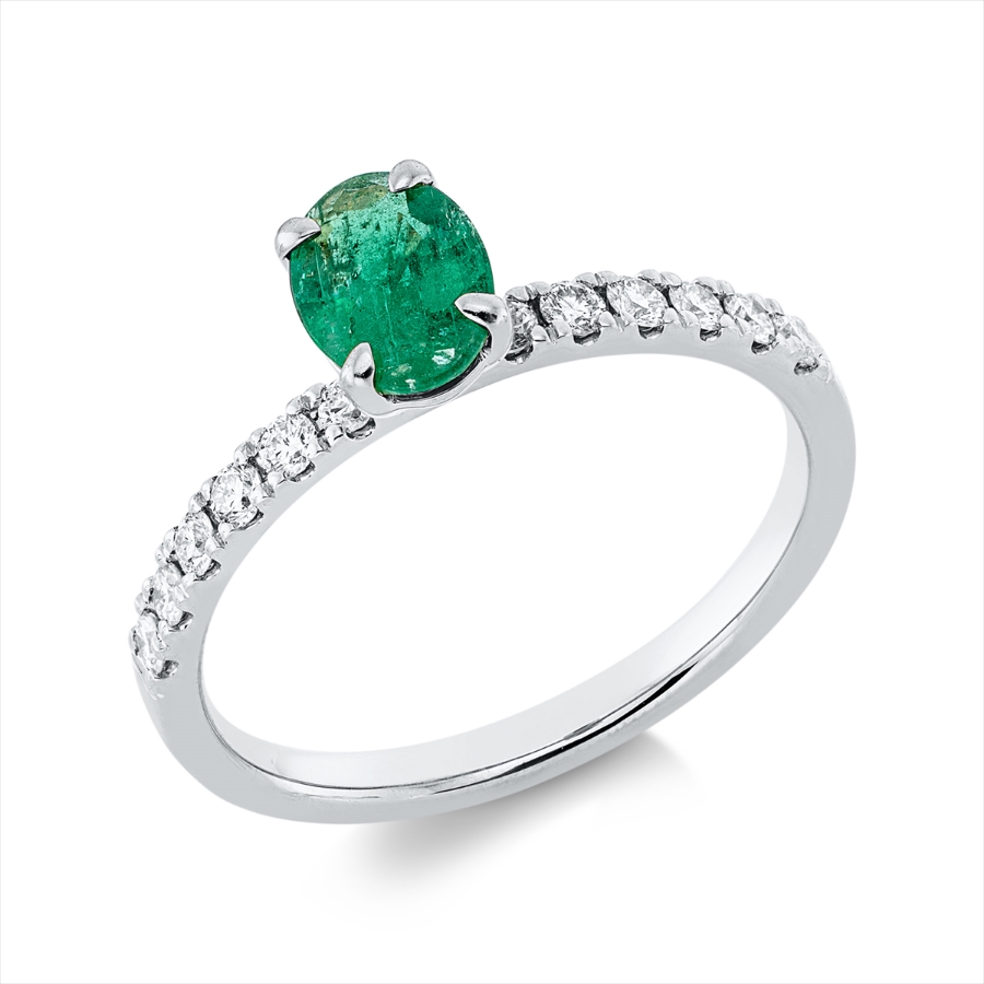 Ring 4er-Krappe 18 kt GG