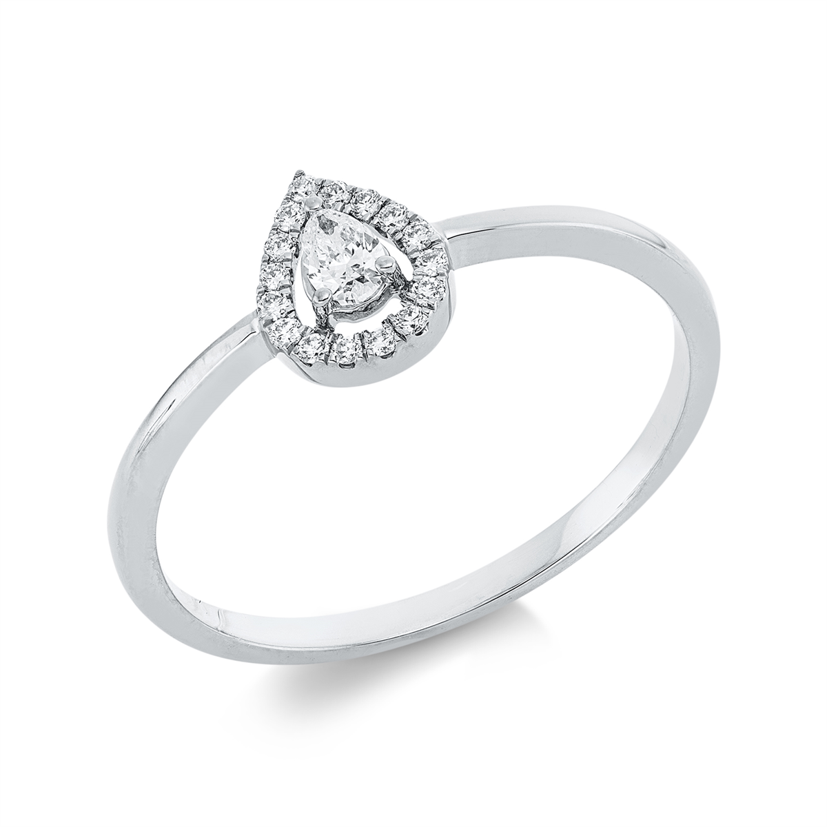 Ring 3er-Krappe 18 kt WG