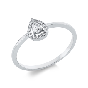 Ring 3er-Krappe 18 kt WG