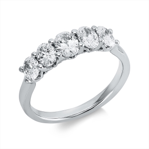Ring 4er-Krappe 18 kt GG