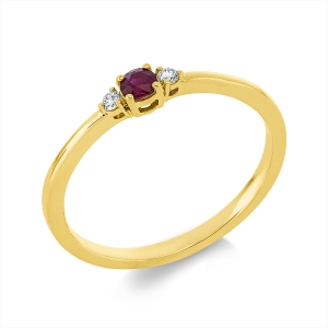 Ring 4er-Krappe 18 kt GG