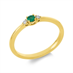Ring 4er-Krappe 18 kt GG