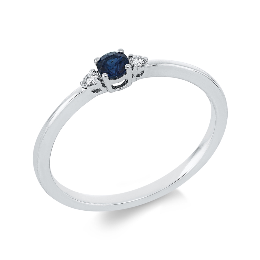 Ring 4er-Krappe 18 kt WG
