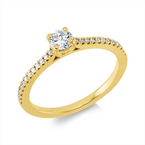 Ring 4er-Krappe 18 kt GG