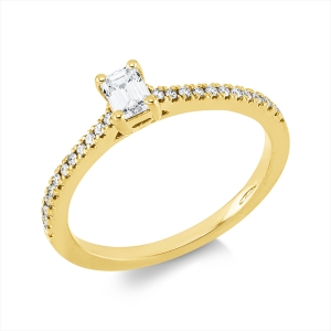 Ring 4er-Krappe 18 kt GG