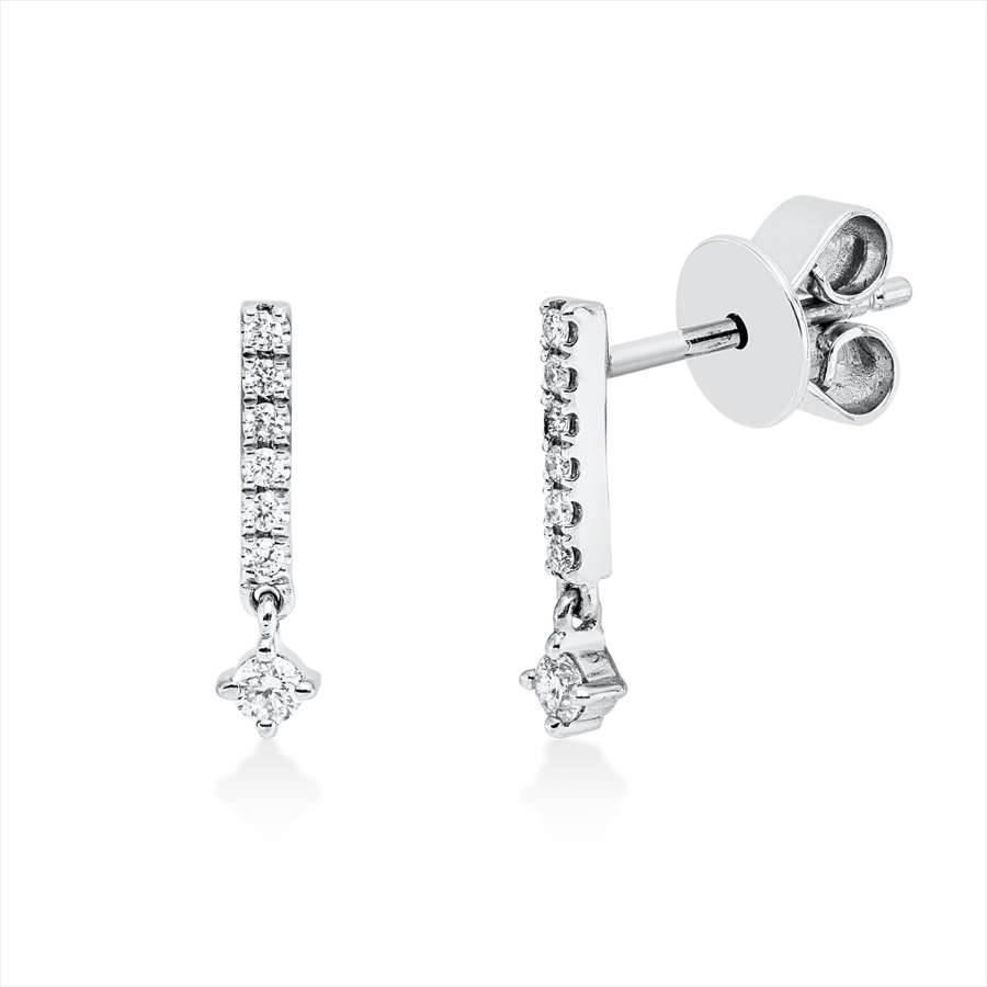 Ohrstecker 18 kt WG
