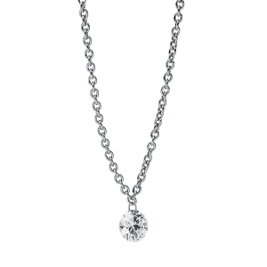 Collier 18 kt GG+WG, mit ZÖ 42 cm