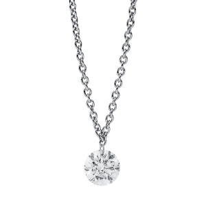 Collier 18 kt GG+WG, mit ZÖ 42 cm