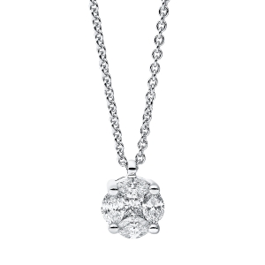 Collier 18 kt GG, mit ZÖ 42 cm