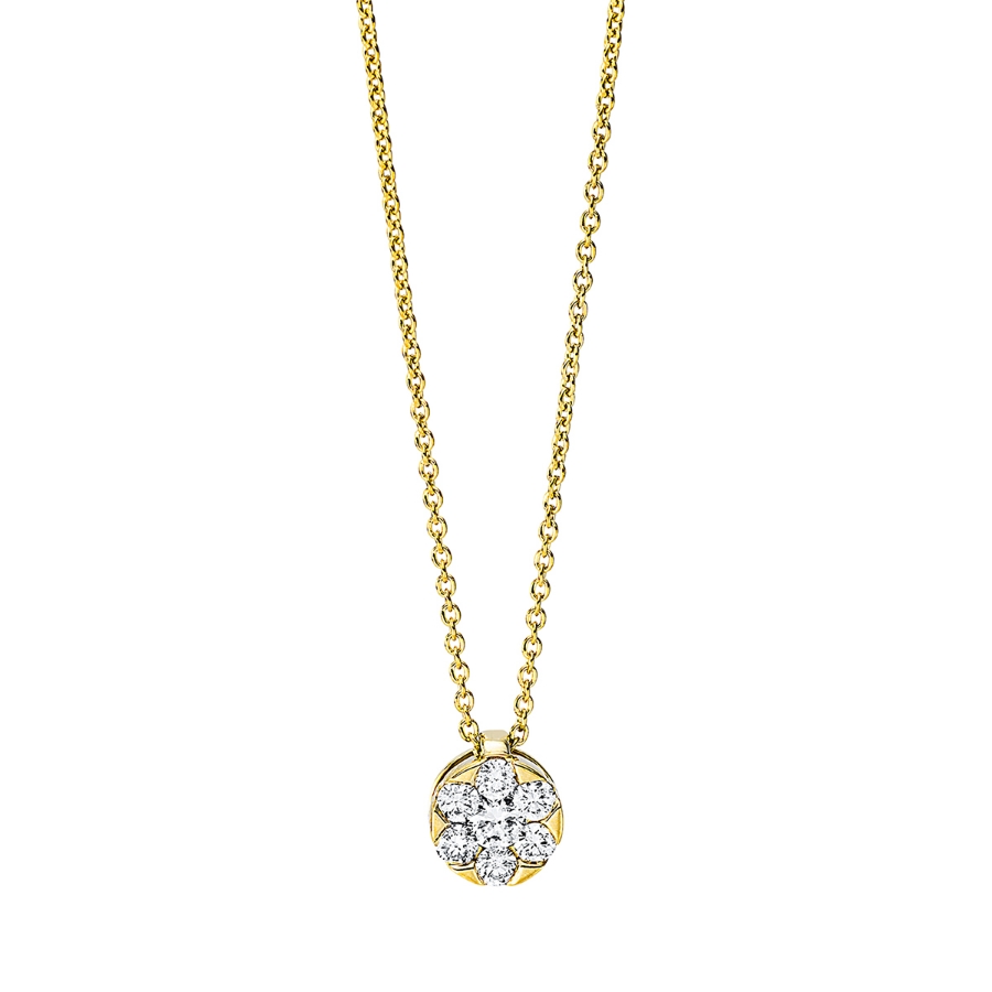 Collier 18 kt GG, mit ZÖ 42 cm