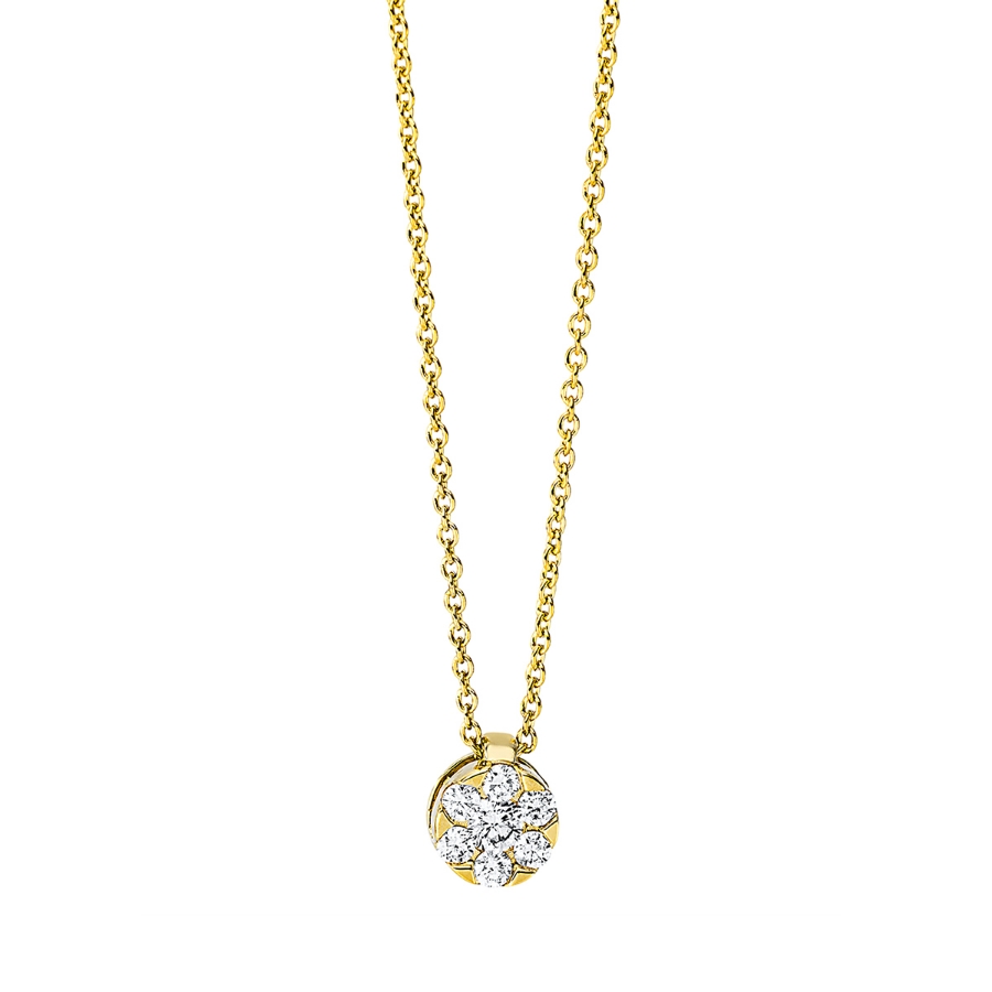 Collier 18 kt GG, mit ZÖ 42 cm