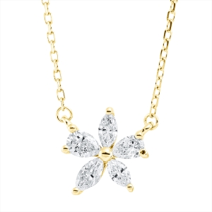 Collier 18 kt GG, mit ZÖ 40,6 cm