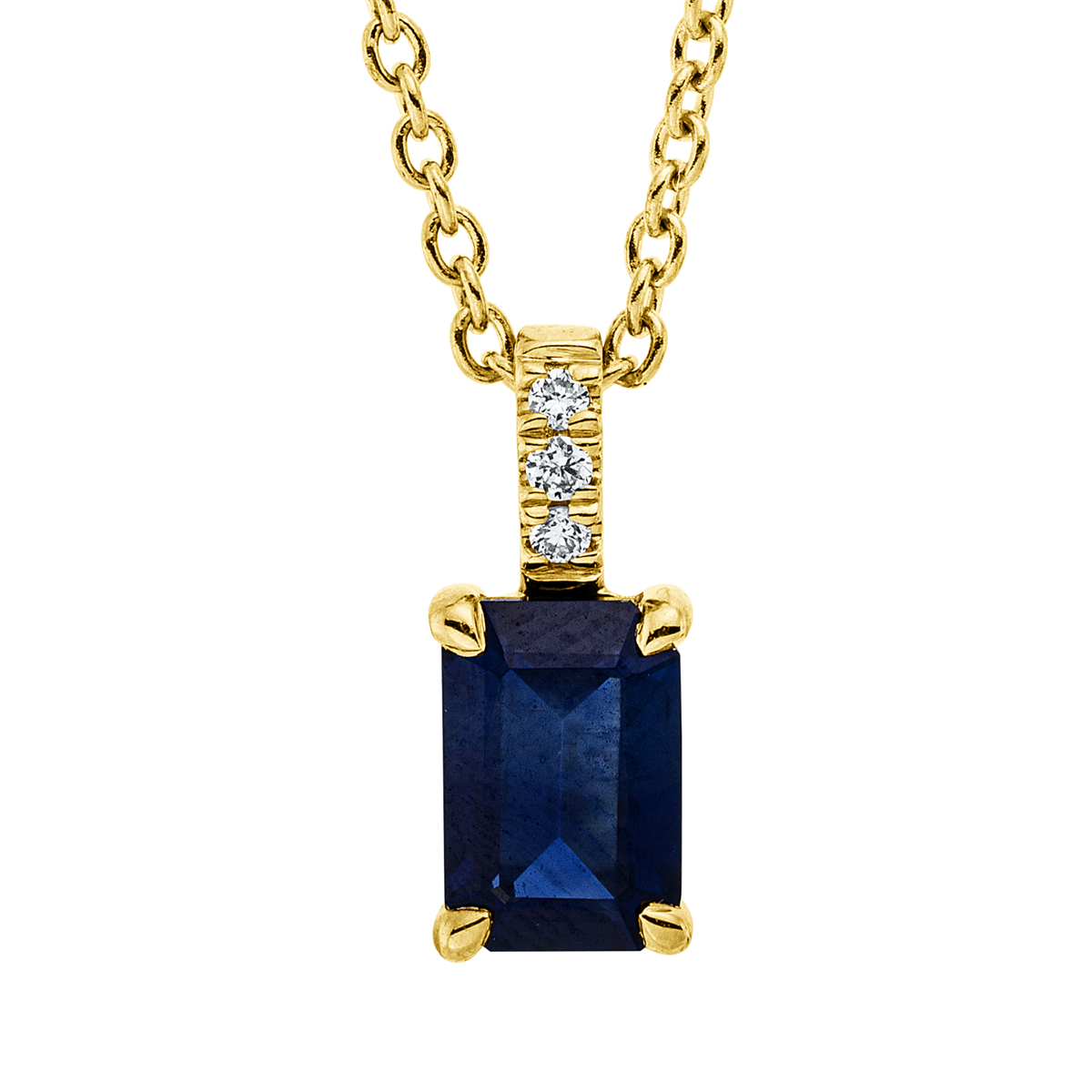 Collier 4er-Krappe 18 kt GG, mit ZÖ 42 cm