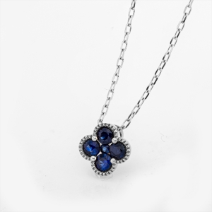 Collier 18 kt GG, mit ZÖ 40 cm + 43 cm