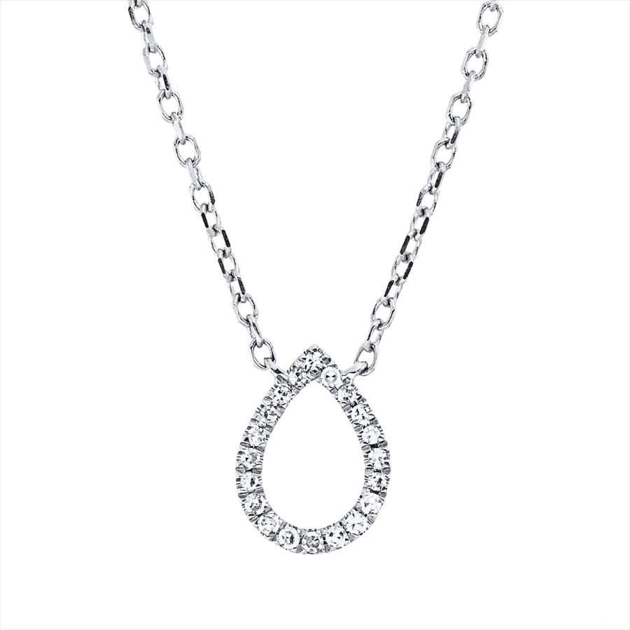 Collier 18 kt GG Tropfen