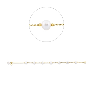 Armband  18kt Gelbgold mit 0,00ct Diamanten