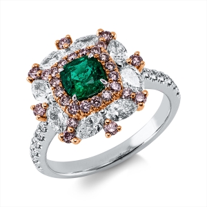Ring 18 kt WG+RG