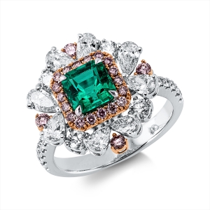 Ring 18 kt WG+RG