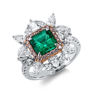 Ring 18 kt WG+RG