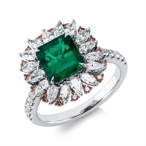 Ring 18 kt WG+RG
