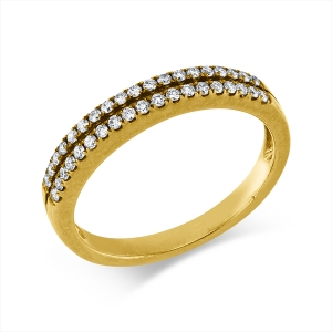 Ring  18kt Gelbgold mit 0,23ct Diamanten