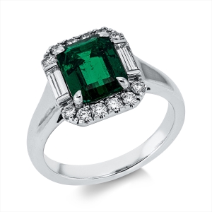 Ring 4er-Krappe 18 kt WG