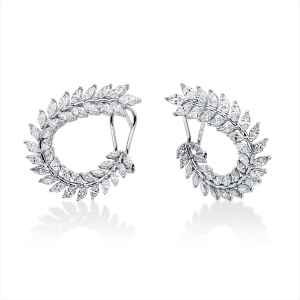 Ohrschmuck  18kt Weißgold mit 2,70ct Diamanten